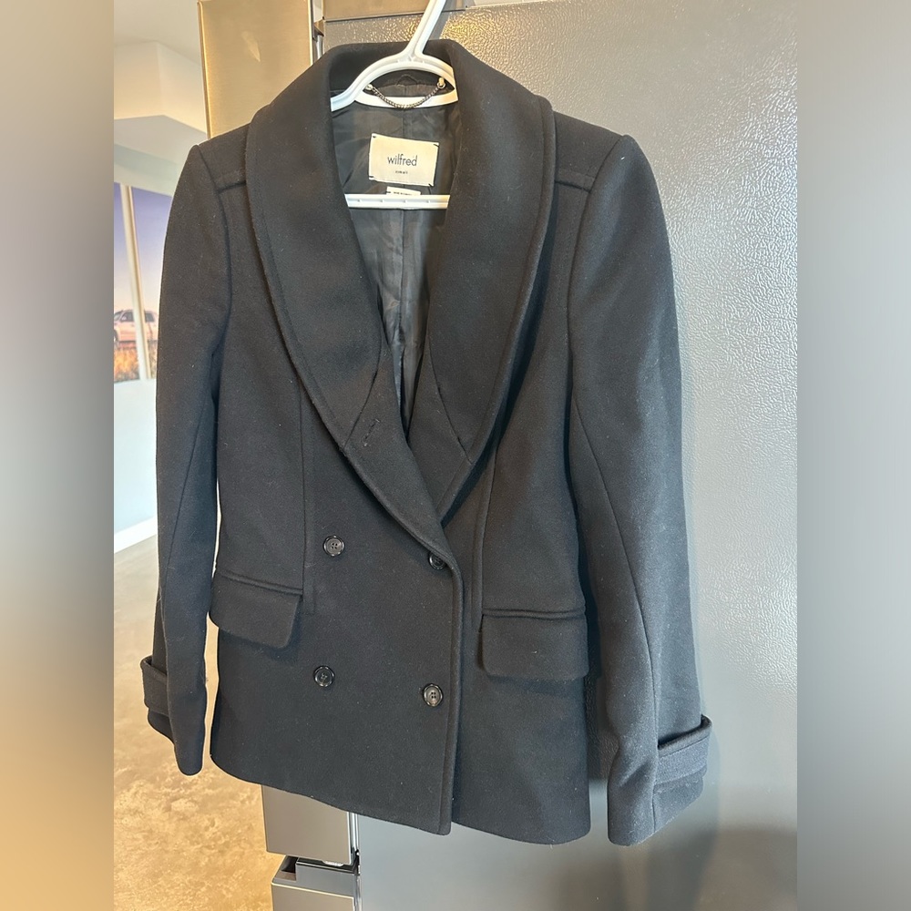 Wilfred Aritzia Wool/Cashmere/Silk Coat